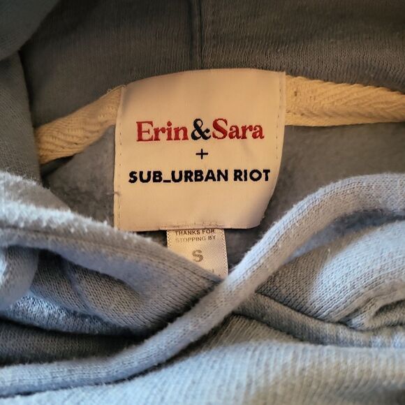 Sub Urban Riot soft knit blue hoodie - Picture 6 of 7
